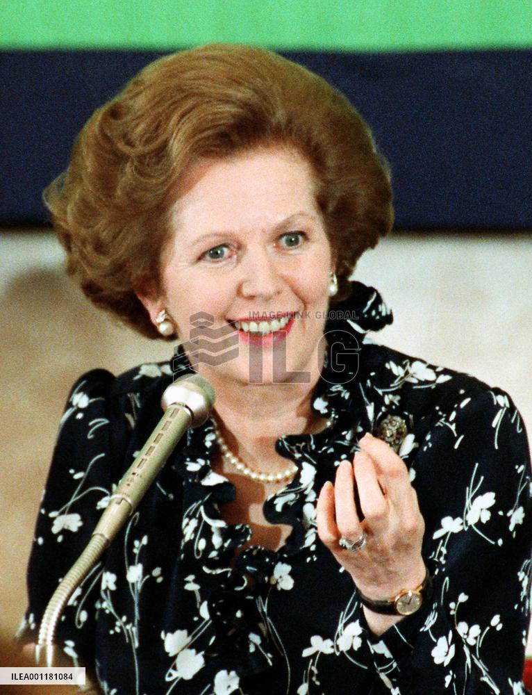 Ex-British Prime Minister Thatcher dies at 87