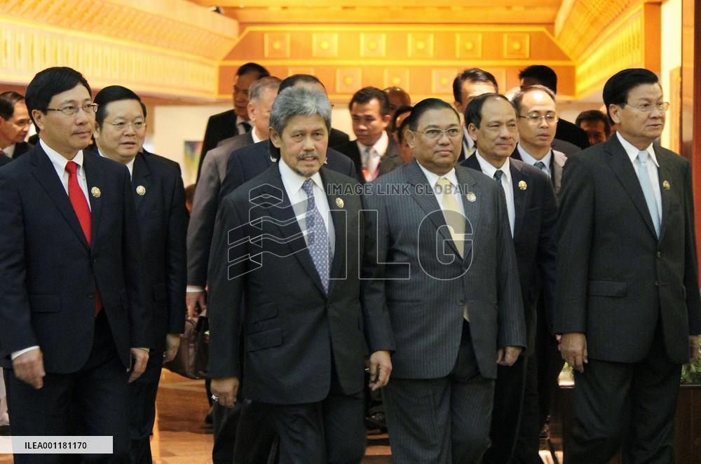 ASEAN foreign ministers in Brunei