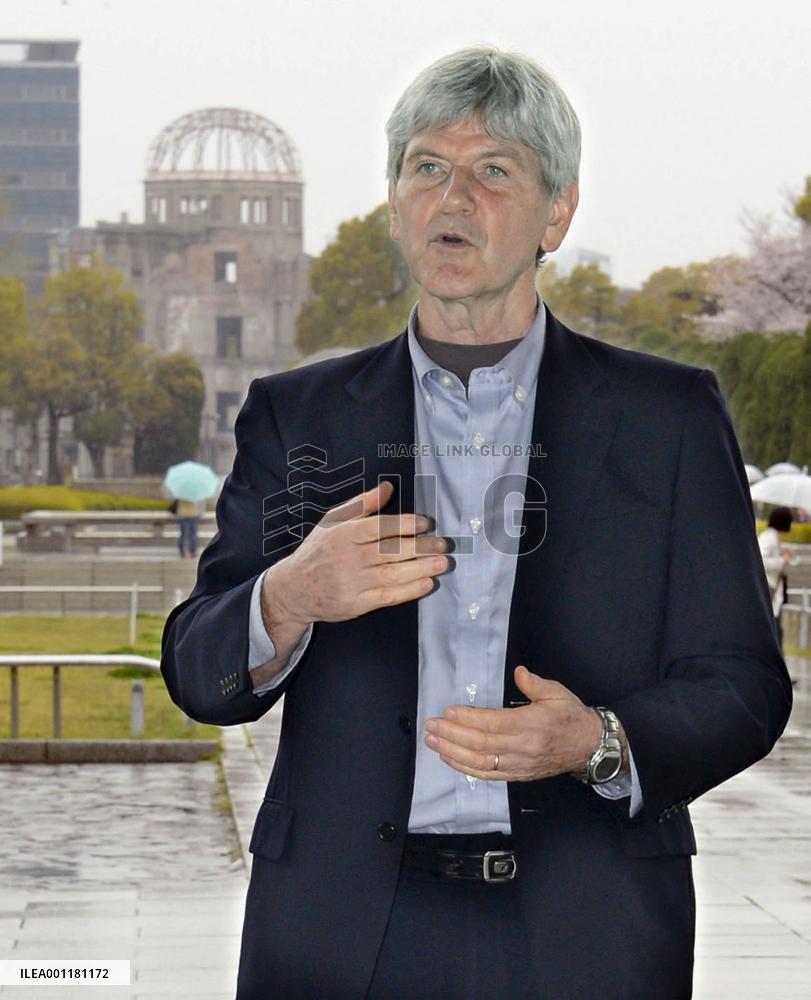 1st non-Japanese head of Hiroshima peace center