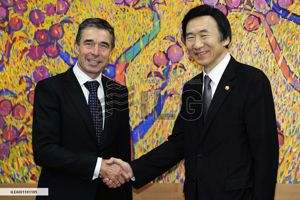 NATO chief in S. Korea