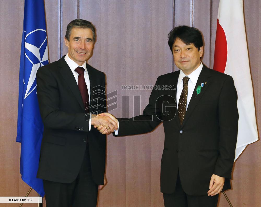 NATO chief Rasmussen in Tokyo