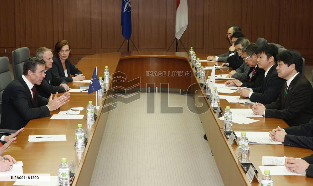 NATO chief Rasmussen in Tokyo