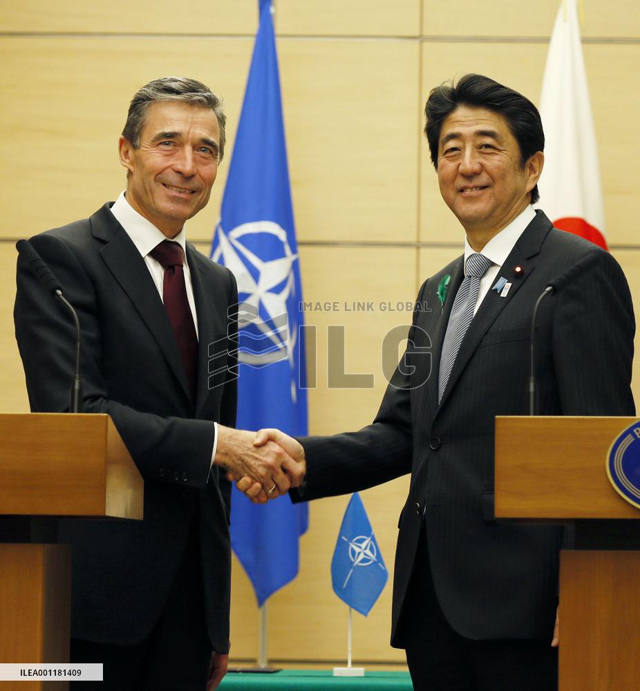 NATO chief Rasmussen in Tokyo