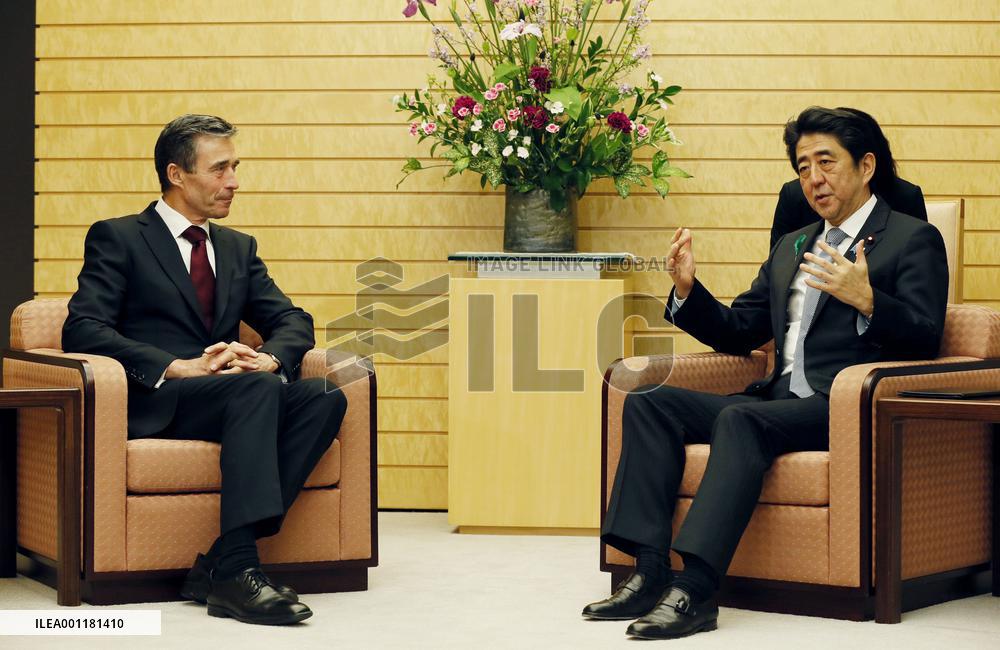 NATO chief Rasmussen in Tokyo