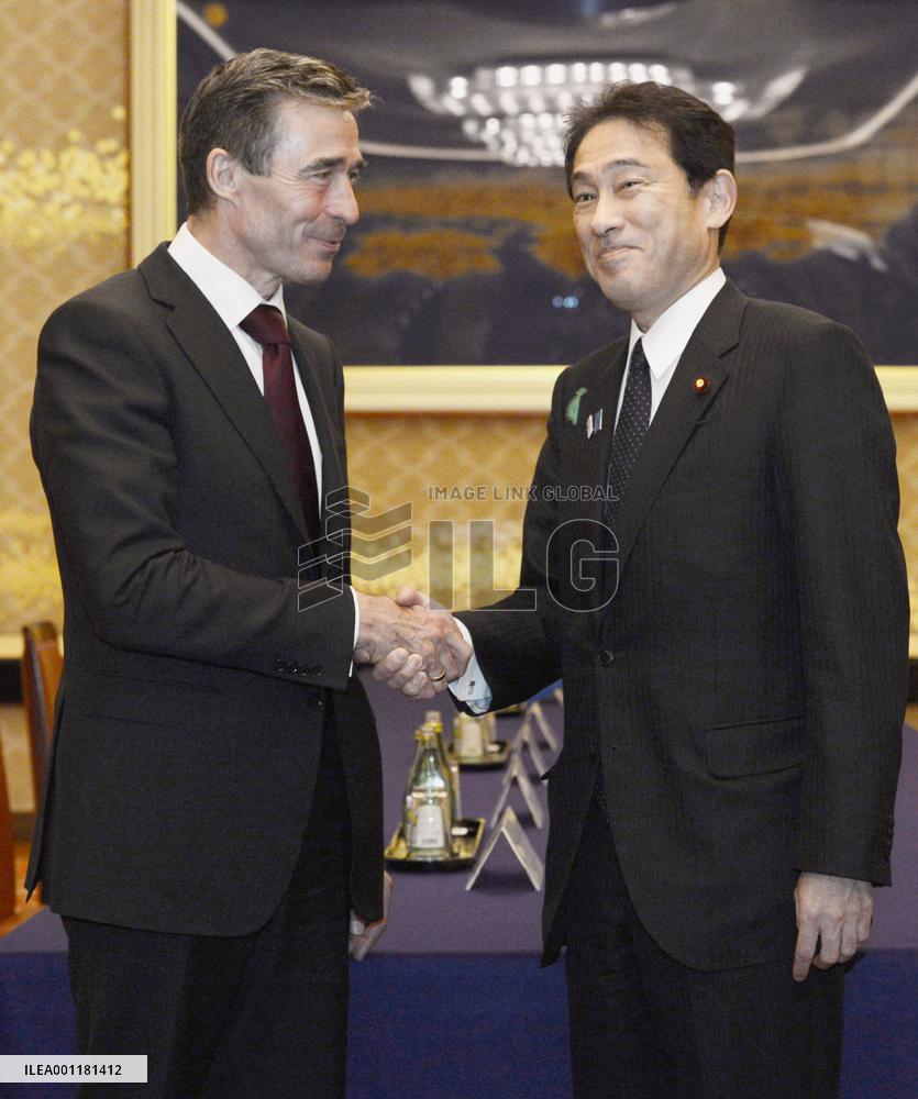 NATO chief Rasmussen in Tokyo