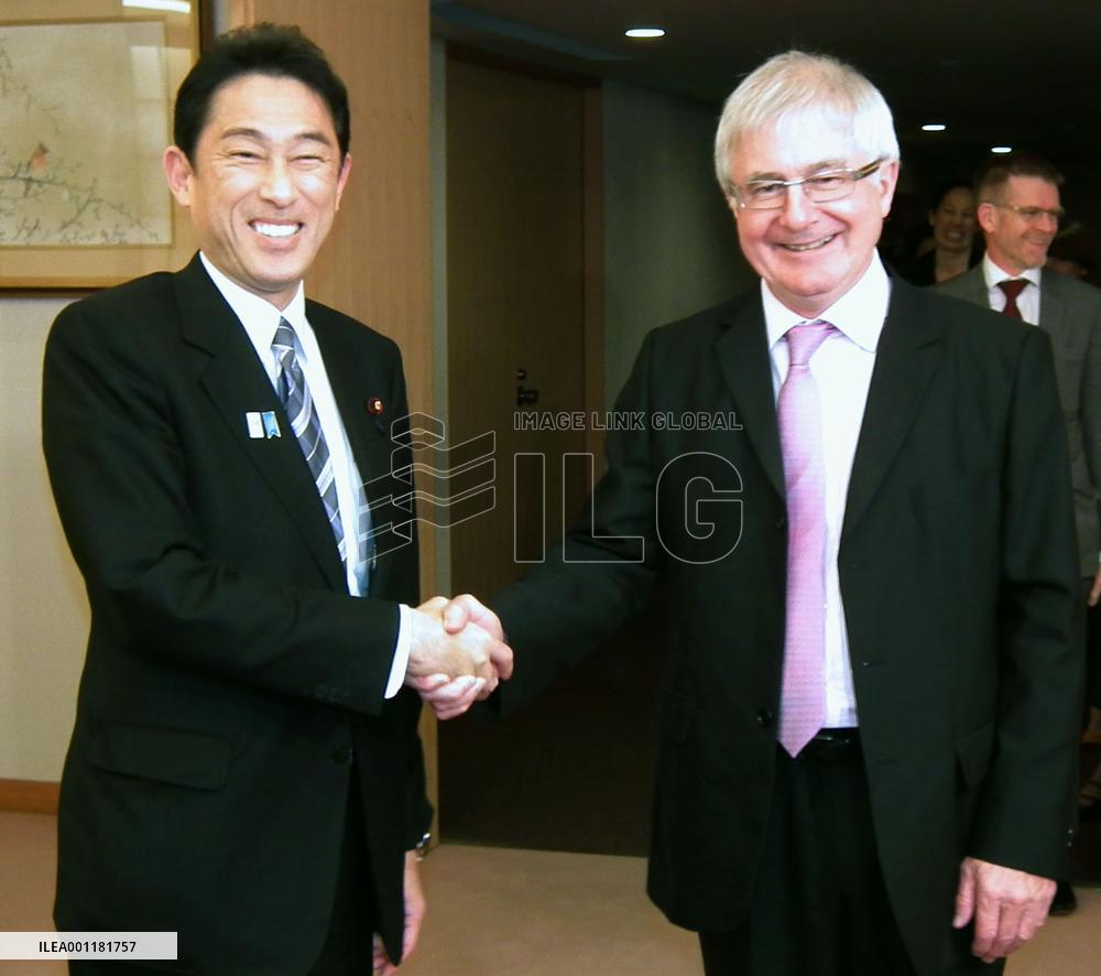New Zealand Trade Minister Groser in Japan