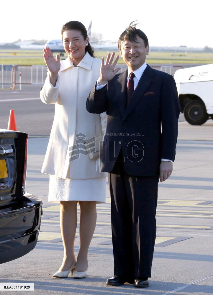 Japan crown prince, princess in Netherlands