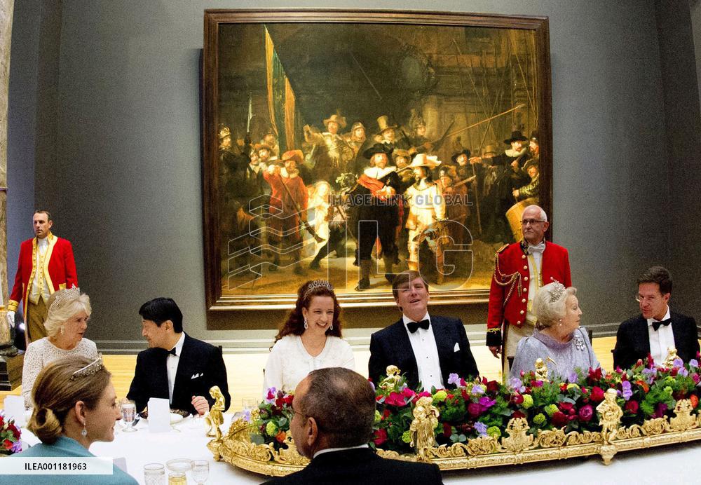 Banquet organized by Dutch queen