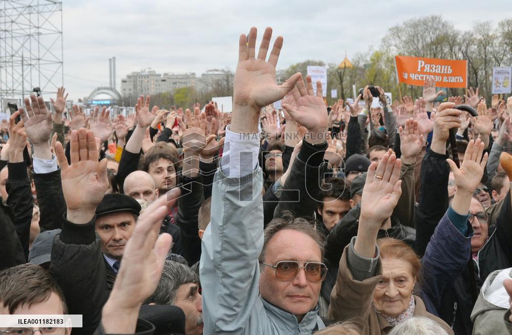 Anti-Putin rally