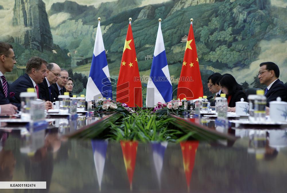 Finnish president in China