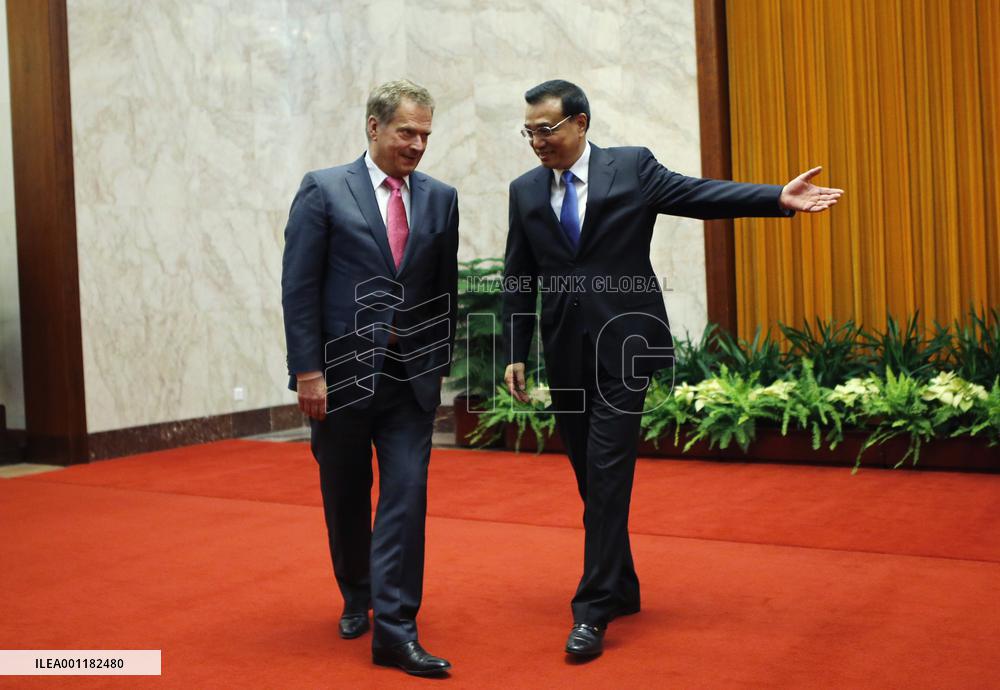 Finnish president in China