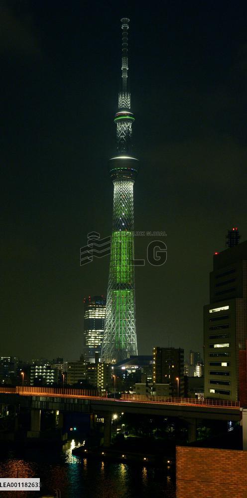 Tokyo Skytree marks 1st anniversary