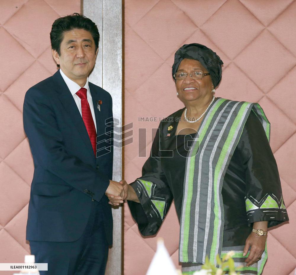 Liberian President Sirleaf in Japan