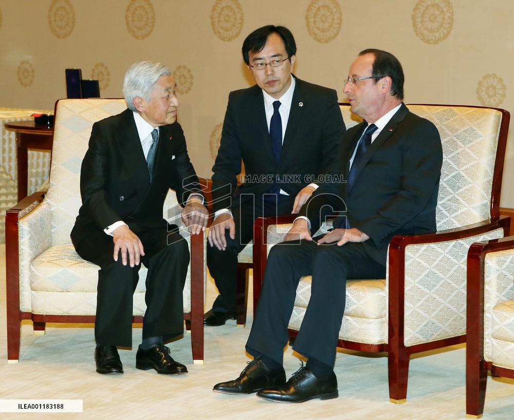 French president in Japan
