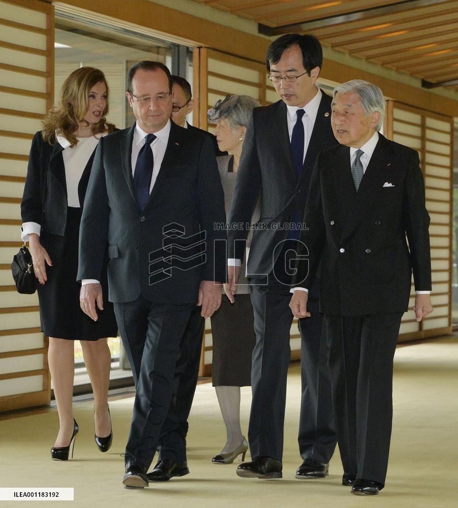 French president in Japan
