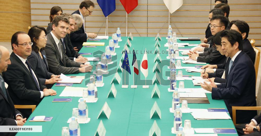 French president in Japan