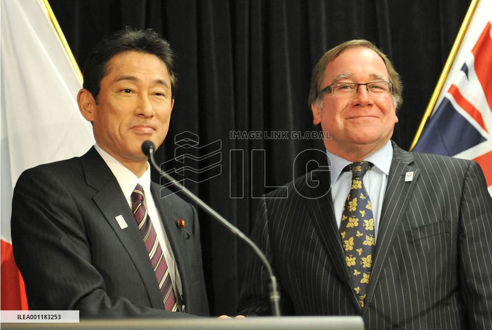 Japan, N.Z. foreign ministers
