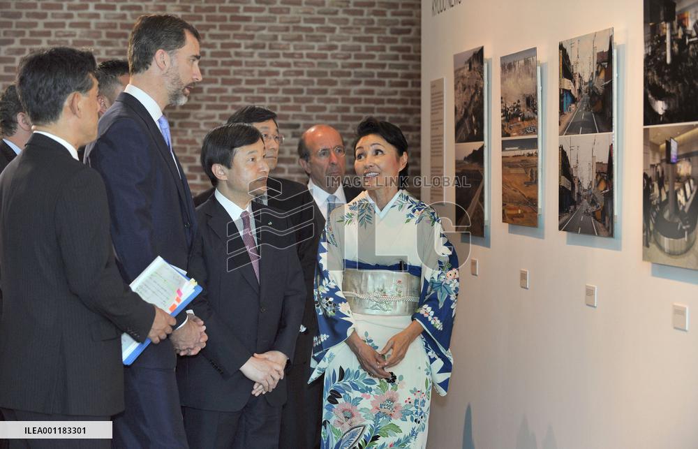 Japan crown prince in Spain