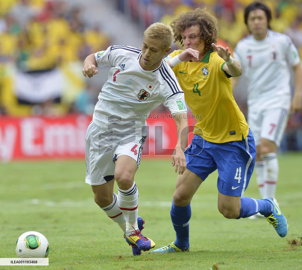 Brazil beat Japan in Confederations Cup