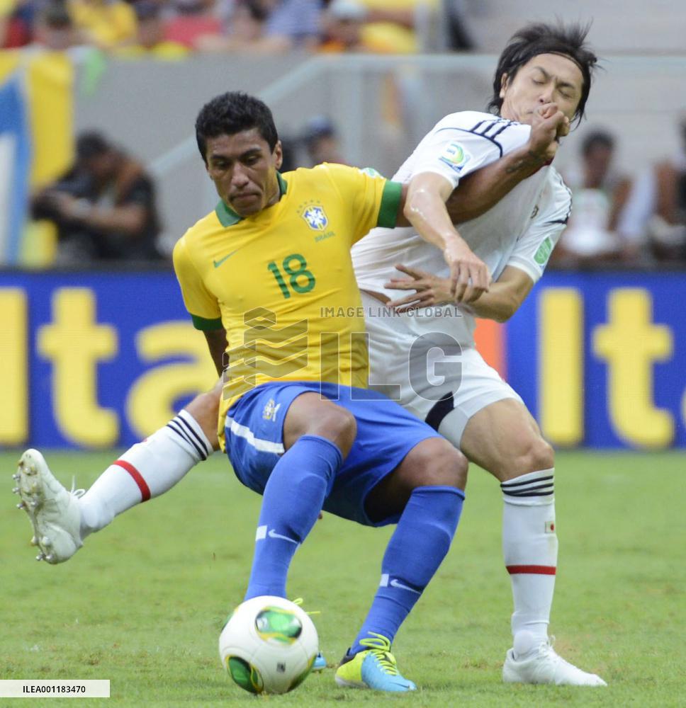 Brazil beat Japan in Confederations Cup
