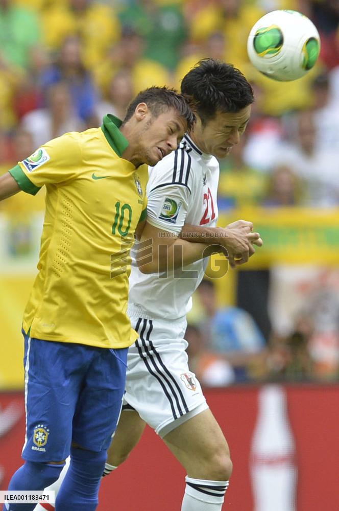 Brazil beat Japan in Confederations Cup