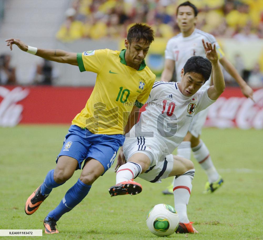Brazil beat Japan in Confederations Cup