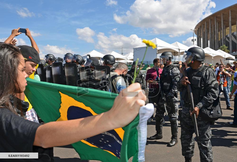 Demonstration in Brazil