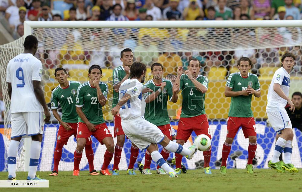 Italy beat Mexico in Confederations Cup