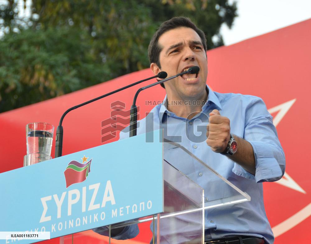 Greek radical left leader