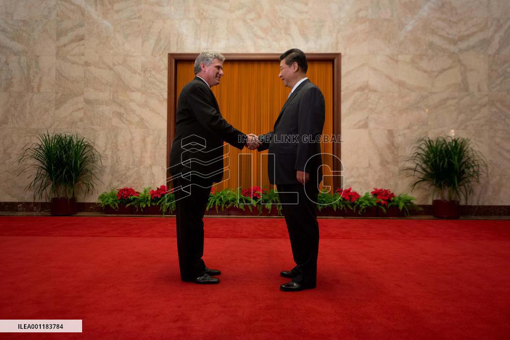 Cuban vice president in China