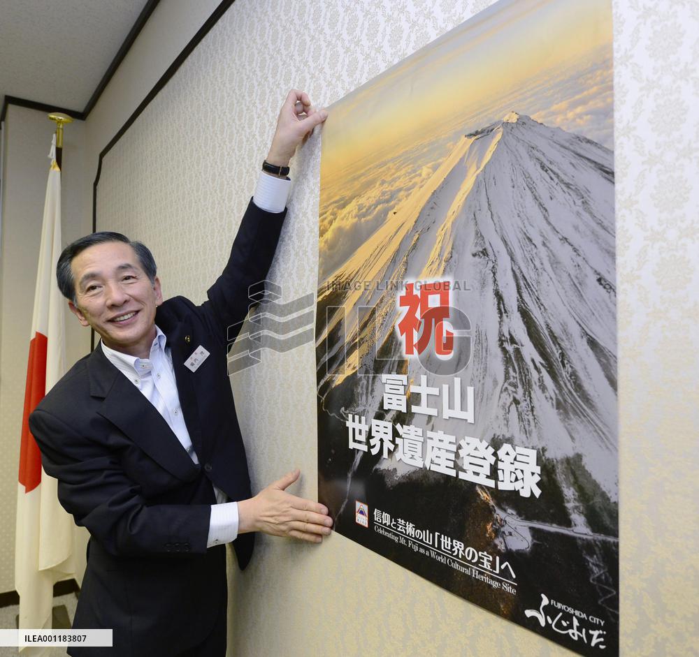 UNESCO formally names Mt. Fuji as World Heritage site