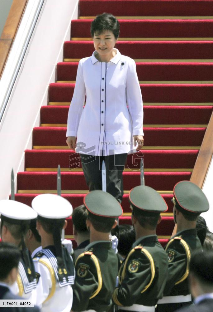 S. Korea president in China