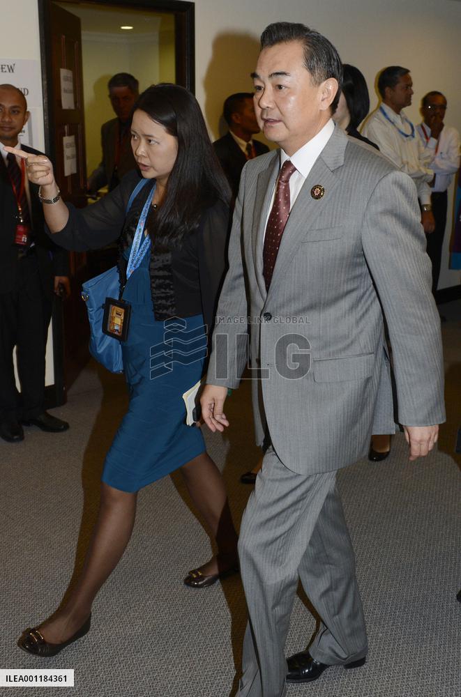 Chinese Foreign Minister Wang in Brunei