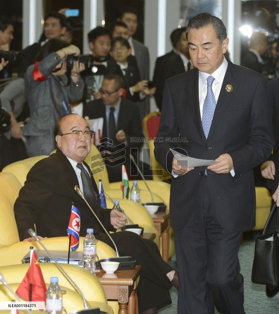 Chinese, N. Korean foreign ministers in Brunei