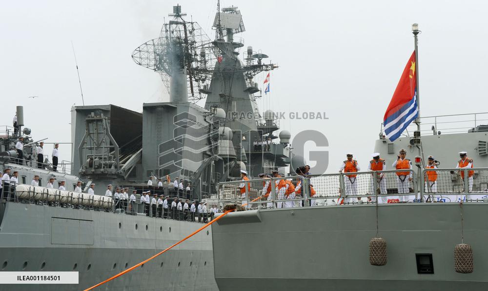 China, Russia begin joint naval exercise