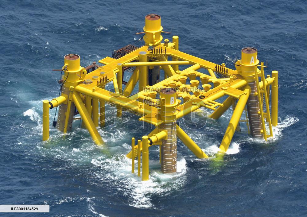 China gas facility in East China Sea