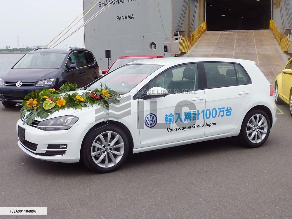 Volkswagen cars imported by Japan unit top 1 million