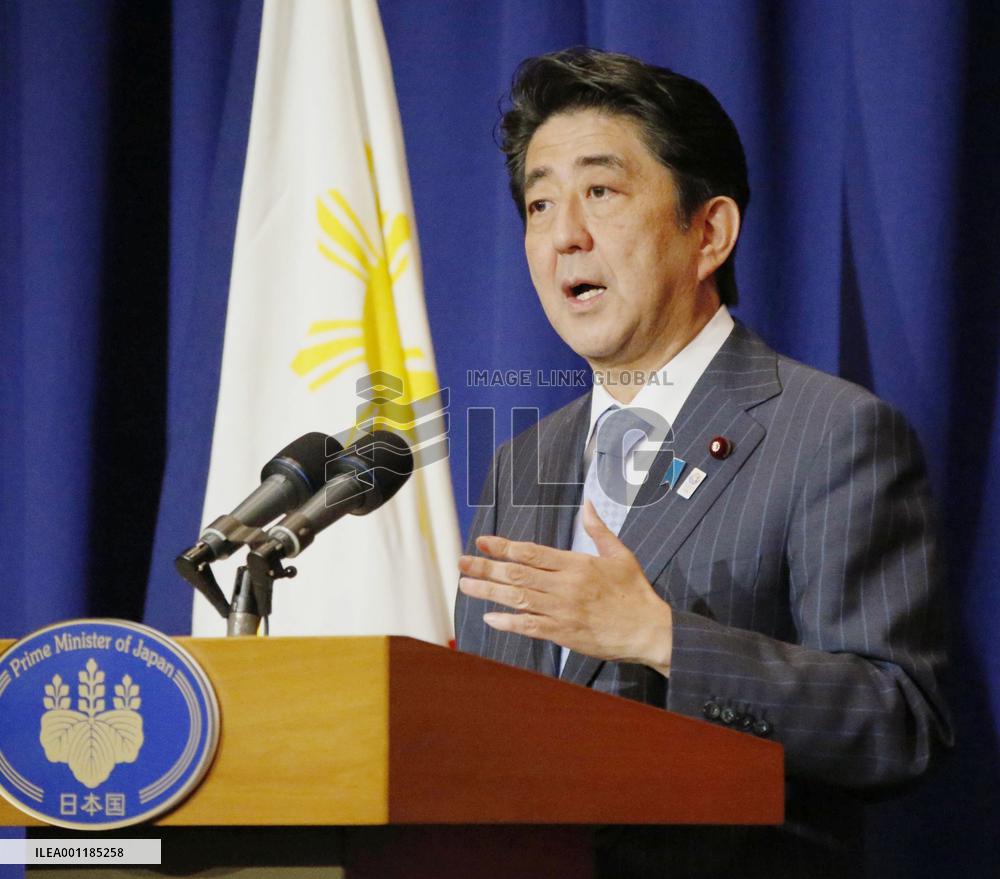 Abe in Philippines