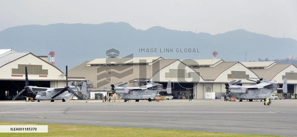 More Ospreys at U.S. base in Japan