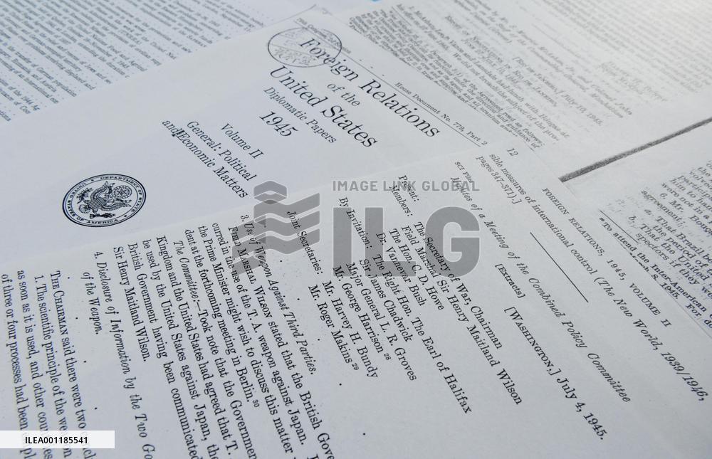 U.S. documents show Britain supported atomic bombing of Japan