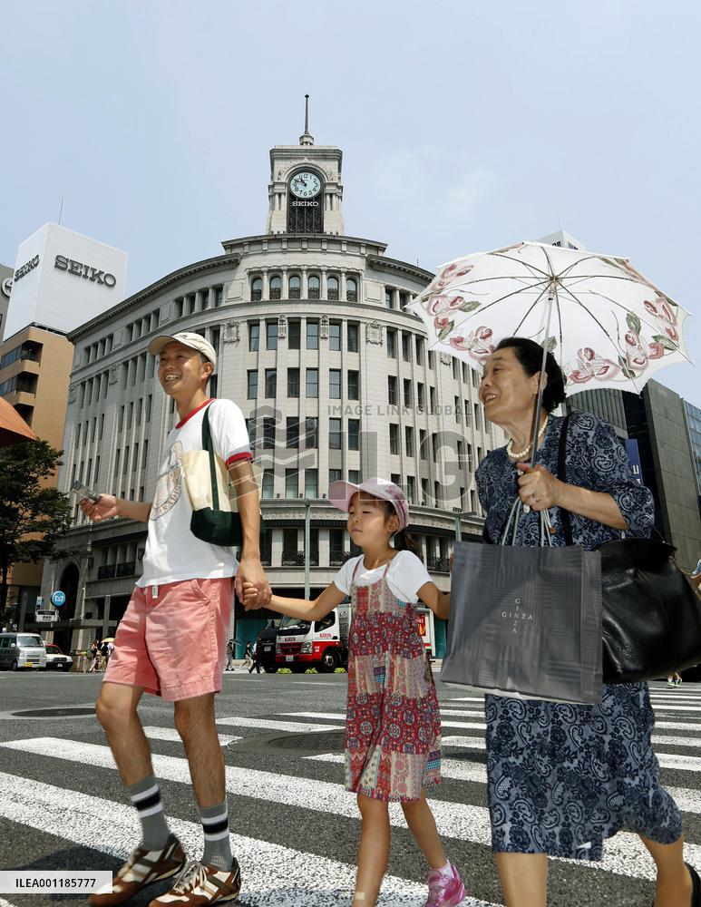 Heat wave hits Japan