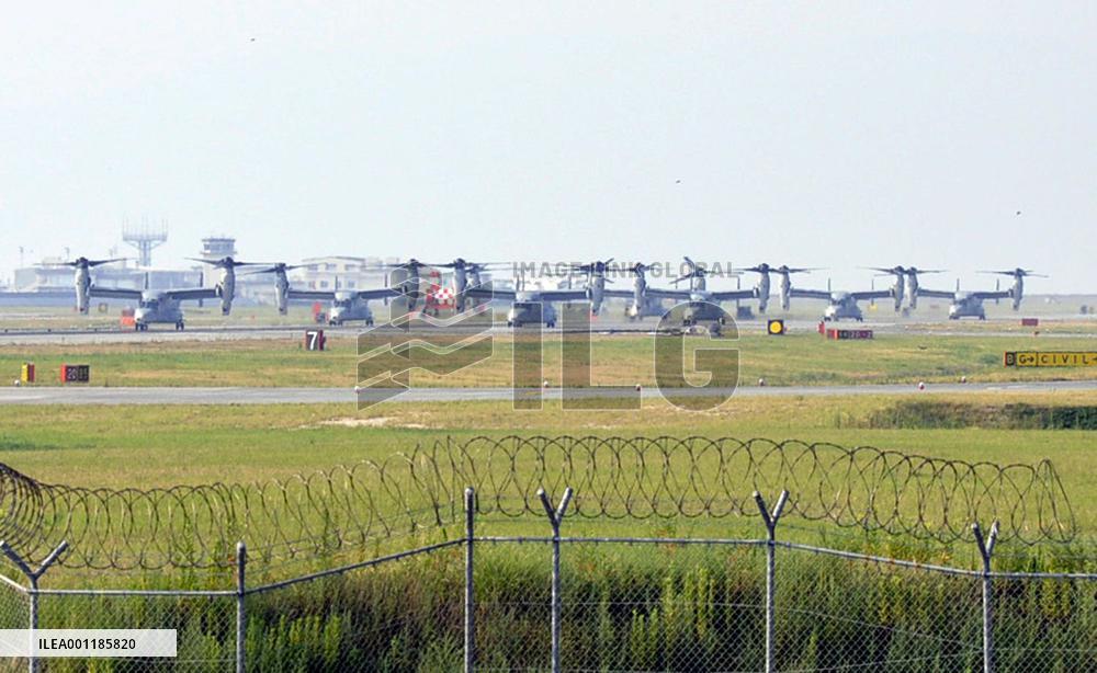 Osprey transport to Okinawa