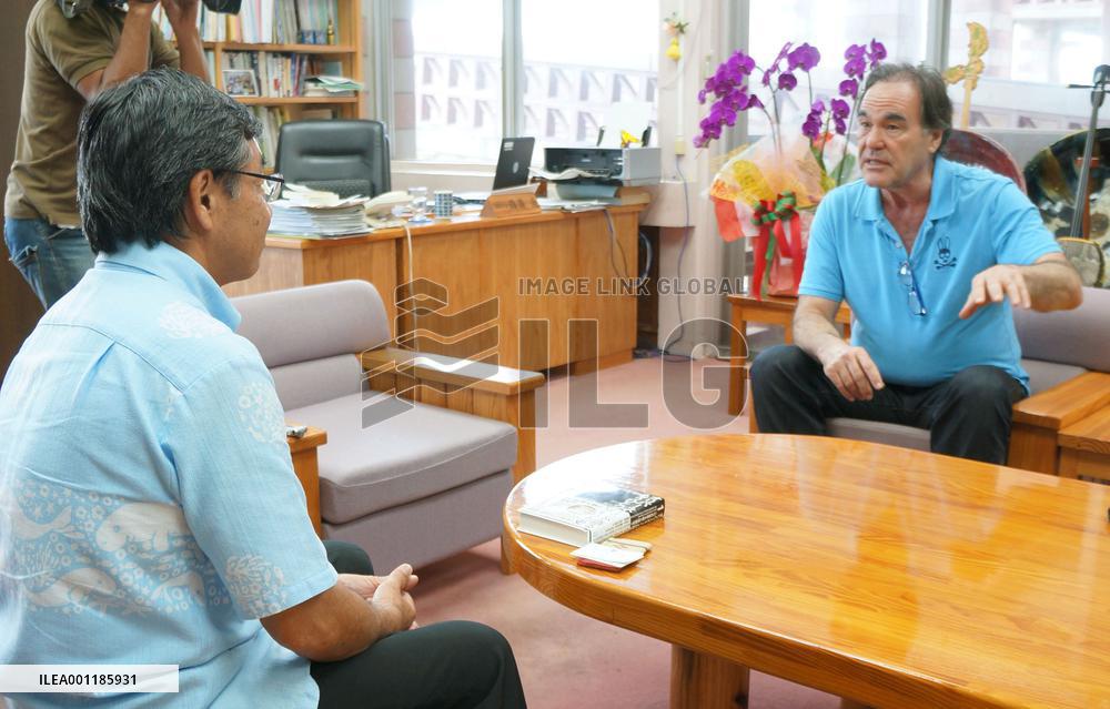Oliver Stone in Okinawa