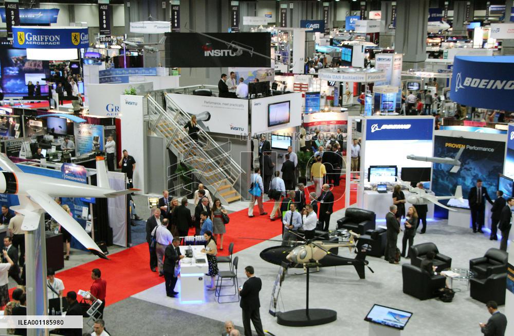 Unmanned weapons trade show