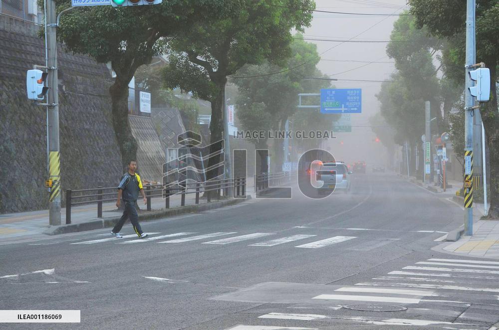 Mt. Sakurajima eruption