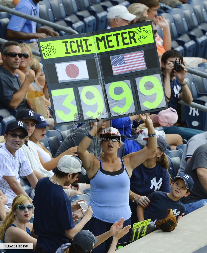 Ichiro 1 hit away from career 4,000