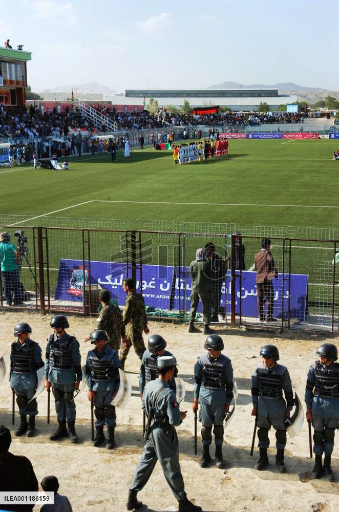 Soccer friendly in Afghanistan