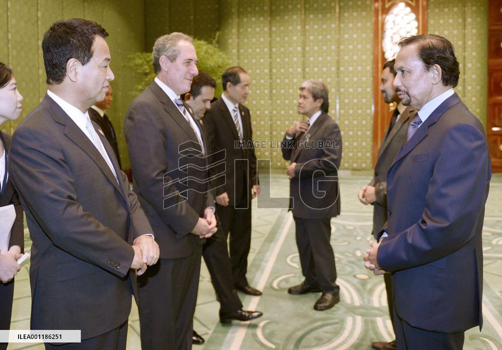 TPP free trade talks in Brunei