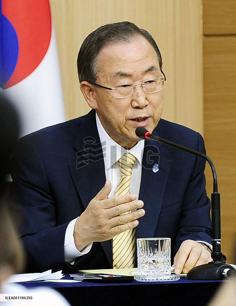 U.N. chief Ban