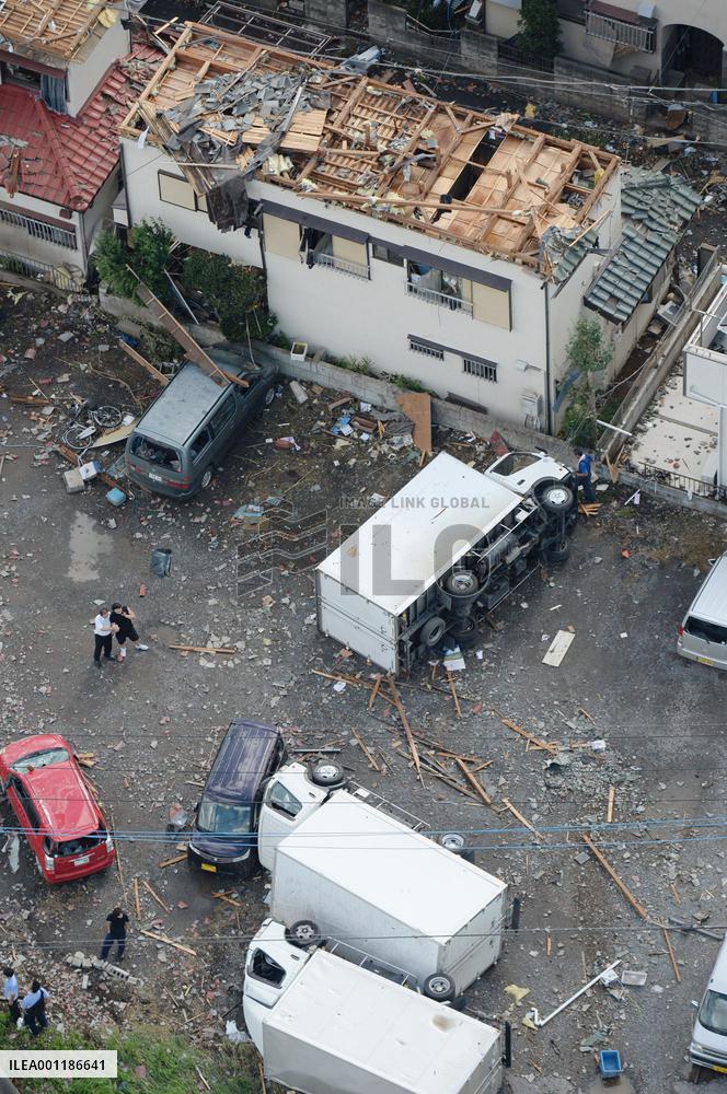 Tornados hit Saitama, Chiba